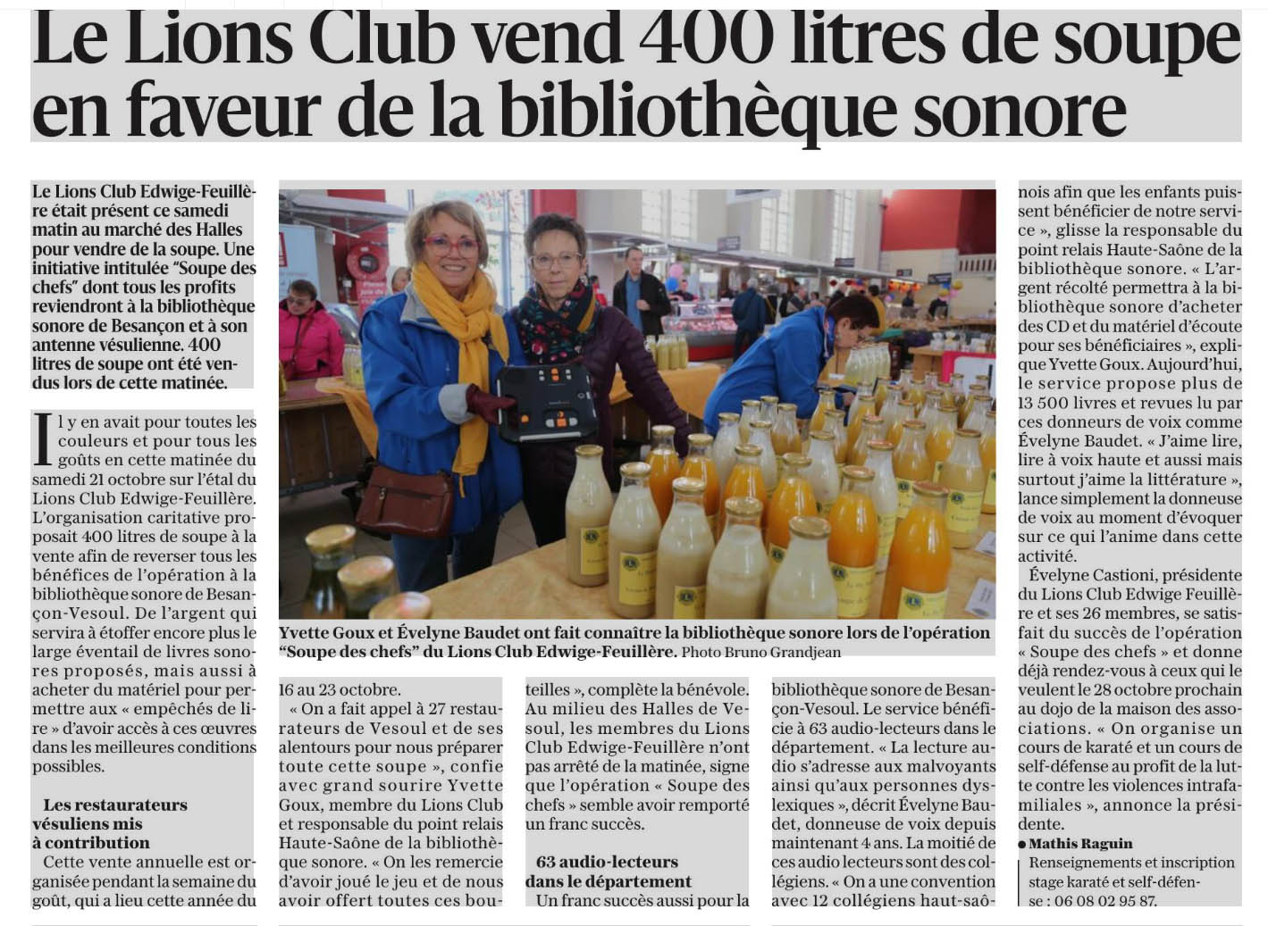 Article Est Soupe des Chefs 21 2023