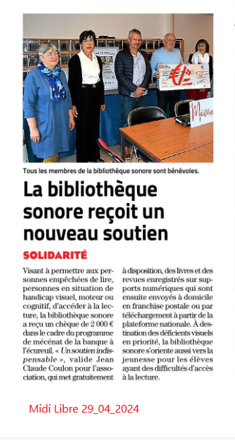 Midi Libre 29 04 2024 Remise CE